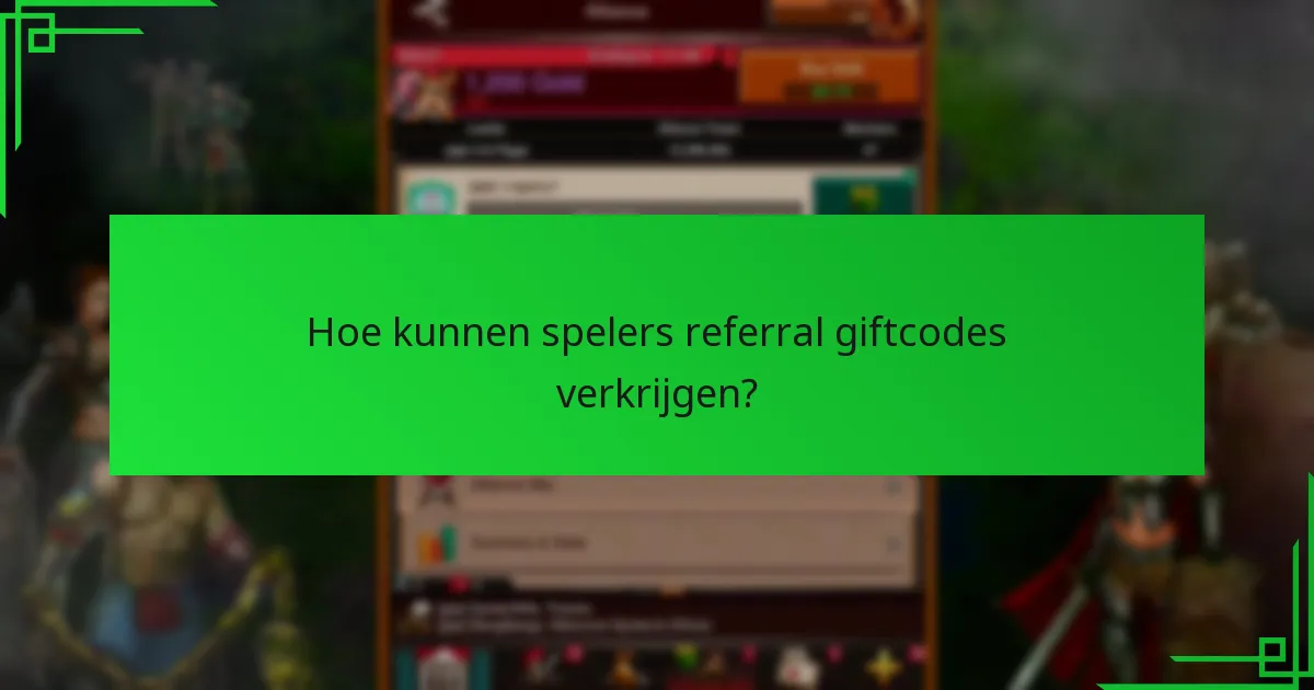 Hoe kunnen spelers referral giftcodes in Game of War: Fire Age inwisselen?