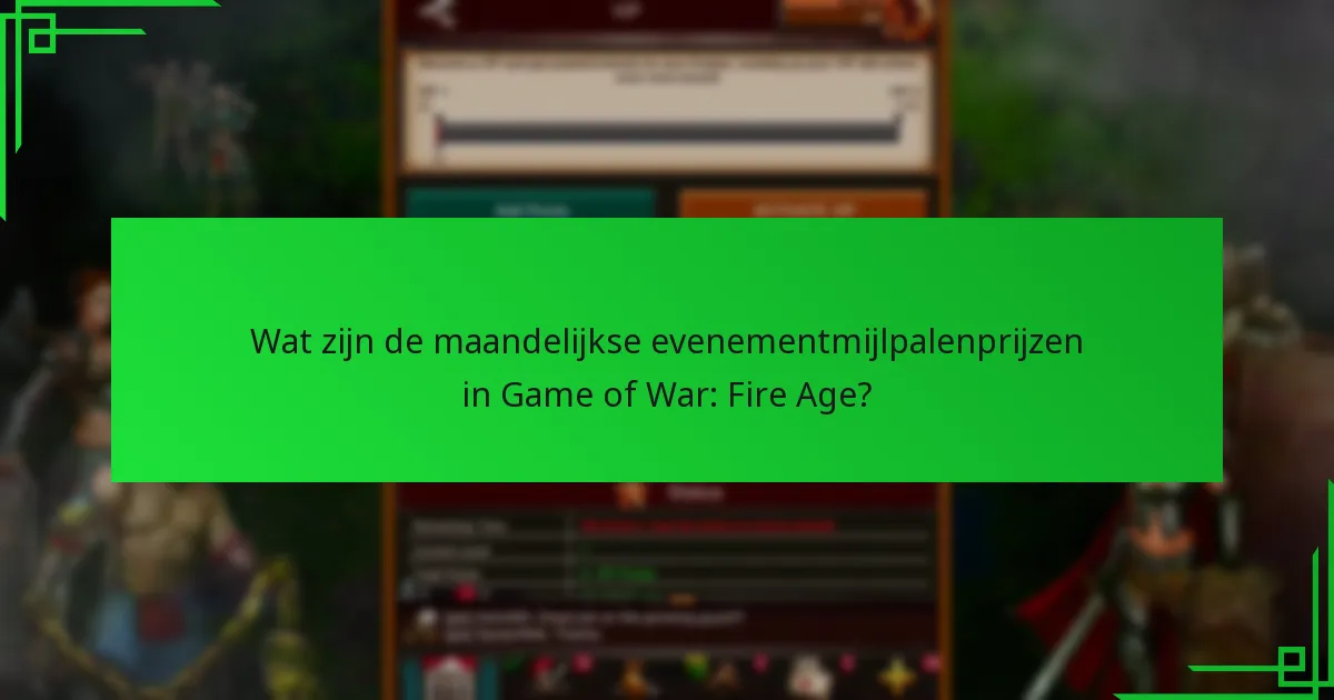 Hoe verhouden maandelijkse evenementmijlpalenprijzen zich tot eerdere evenementen?