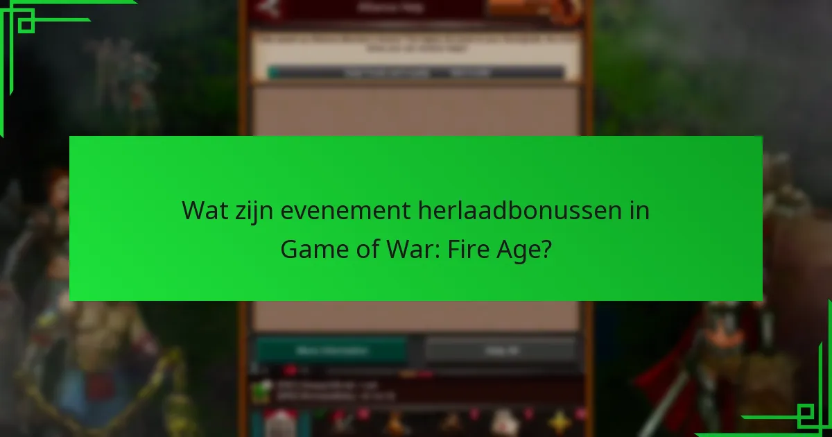 Waar vind je informatie over aankomende herlaadbonus evenementen?